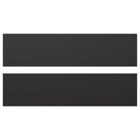 NICKEBO drawer front, matt anthracite, 40x10 cm, 2 pack