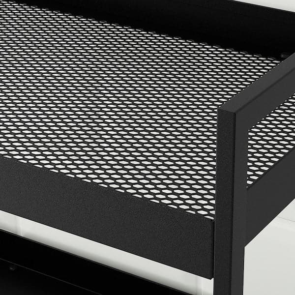 Ikea NISSAFORS - Trolley, black, 50.5x30x83 cm
