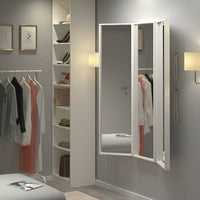NISSEDAL - Mirror combination, white, 130x150 cm - best price from Maltashopper.com 59275304