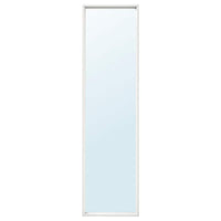 NISSEDAL mirror, white, 40x150 cm
