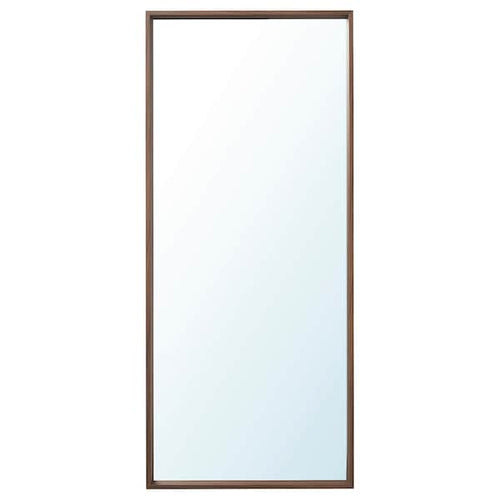NISSEDAL Mirror, walnut effect,65x150 cm , 65x150 cm