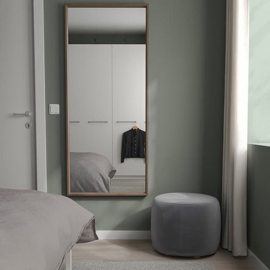 NISSEDAL Mirror, walnut effect,65x150 cm , 65x150 cm - best price from Maltashopper.com 20501869