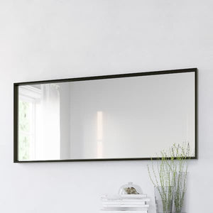 NISSEDAL - Mirror, black, 65x150 cm - best price from Maltashopper.com 70320319