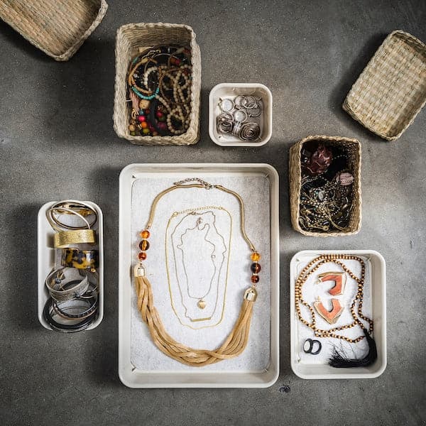 Ikea NOJIG - Organiser, plastic/beige, 10x10x5 cm