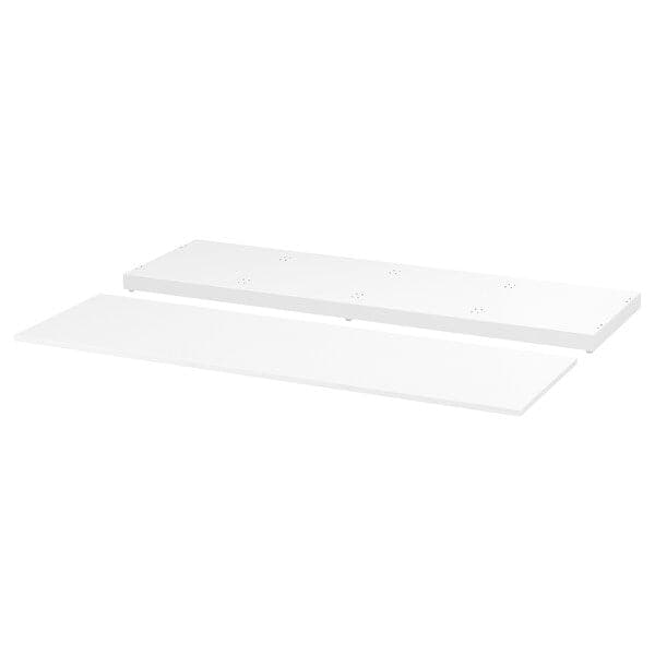 NORDLI top and plinth, white, 160x47 cm
