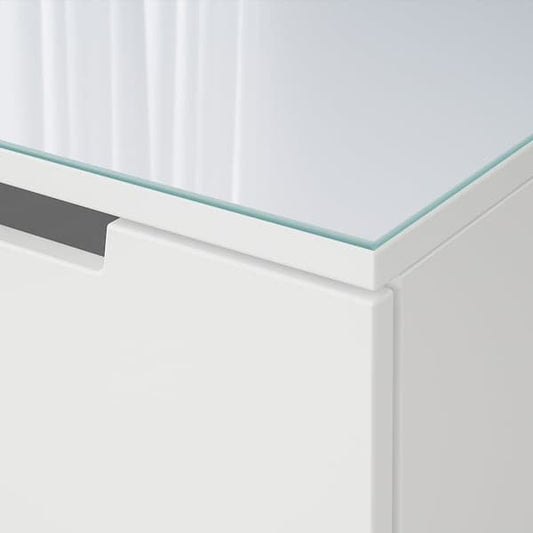 Ikea NORDLI - Glass top, transparent, 120x47 cm