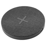 NORDMÄRKE wireless charger, textile/grey, 91 mm