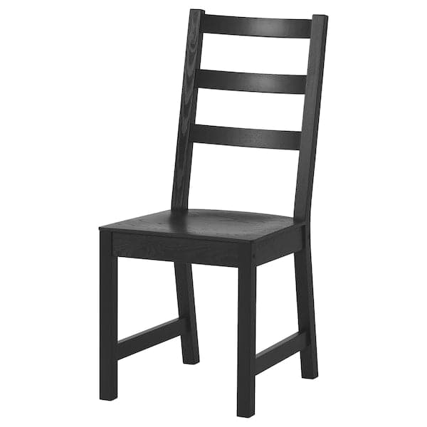 NORDVIKEN / NORDVIKEN - Table and 4 chairs, black/black, 152/223x95 cm - best price from Maltashopper.com 59305155