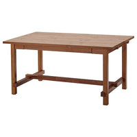 NORDVIKEN extendable table, antique stain, 152/223x95 cm