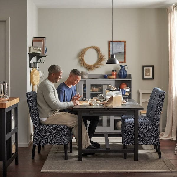 Ikea NORDVIKEN - Extendable table, black, 152/223x95 cm