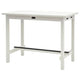 NORDVIKEN bar table, white, 140x80x105 cm