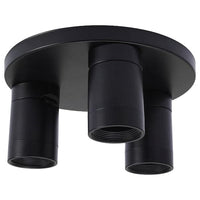NYMÅNE ceiling spotlight with 3 spots, anthracite, 25 cm
