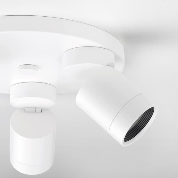 NYMÅNE - Ceiling spotlight with 3 spots, white - best price from Maltashopper.com 00336267