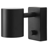 NYMÅNE wall/reading lamp, wired-in inst, anthracite, 7 cm