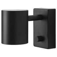 NYMÅNE wall/reading lamp, wired-in inst, anthracite, 7 cm