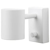 NYMÅNE wall/reading lamp, wired-in inst, white, 7 cm