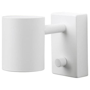 NYMÅNE - Wall/reading lamp, wired-in inst, white - best price from Maltashopper.com 90356963