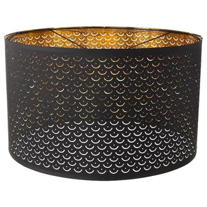 Ikea NYMÖ - Lamp shade, black/brass-colour, 59 cm