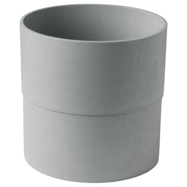 Ikea NYPON - Plant pot, in/outdoor grey, 24 cm