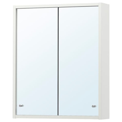 NYSJÖN - Mirror cabinet, white, 50x60 cm