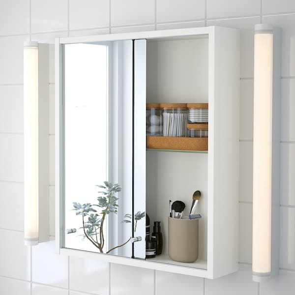 Ikea NYSJÖN - Mirror cabinet, white, 50x60 cm