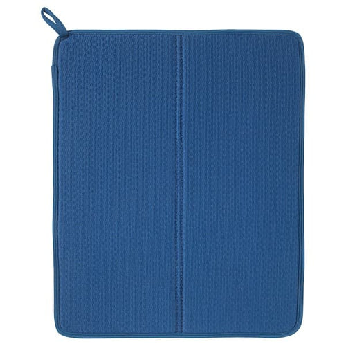 NYSKÖLJD - Dish drying mat, blue, 44x36 cm