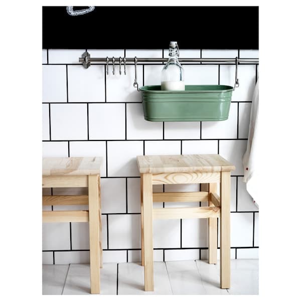 ODDVAR - Stool, pine - best price from Maltashopper.com 20249330
