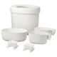 ÖNSKLIG stor baskets changing tbl set of 4, white, 27x26x23 cm