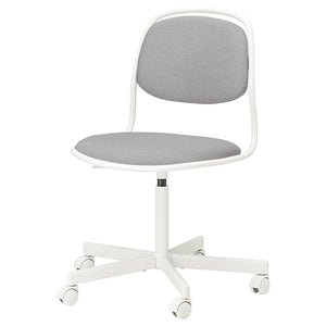 ÖRFJÄLL Swivel chair - white/Vissle light grey - best price from Maltashopper.com 49416012