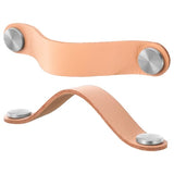 ÖSTERNÄS leather handle, tanned leather, 153 mm, 2 pack