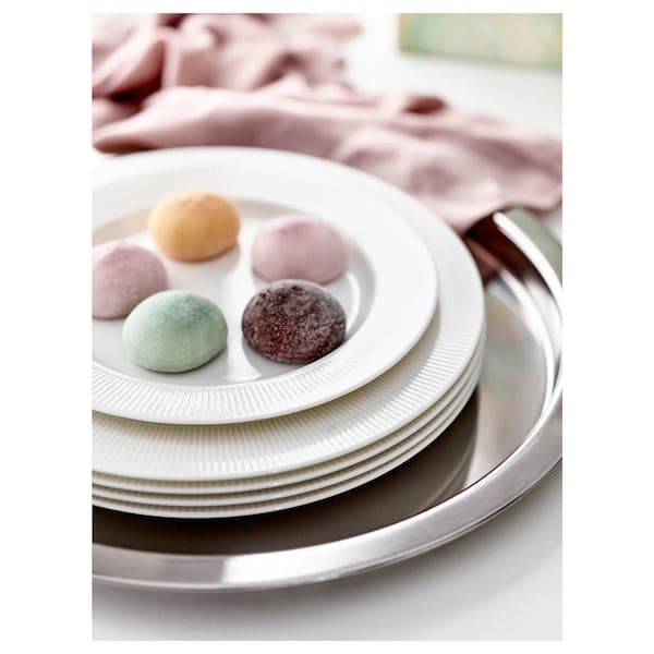 OFANTLIGT - Side plate, white, 22 cm - best price from Maltashopper.com 00319017
