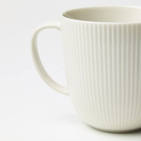 OFANTLIGT - Mug, white, 31 cl - best price from Maltashopper.com 00319022