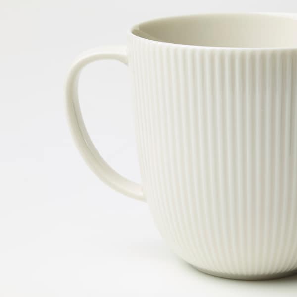 OFANTLIGT - Mug, white, 31 cl - best price from Maltashopper.com 00319022