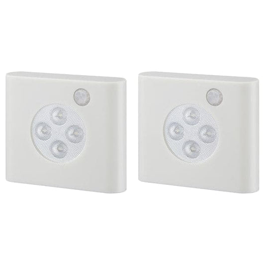 Ikea OLEBY Wardrobe/sensor lighting - white 2 pieces , 2 pz.