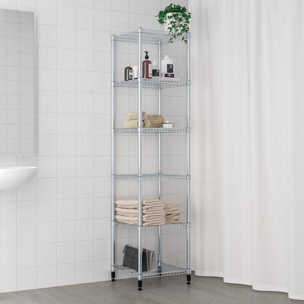 OMAR - 1 shelf section, 46x36x181 cm - best price from Maltashopper.com 19829090