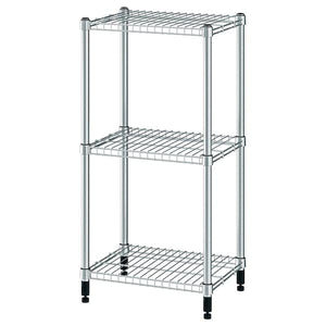 OMAR - Shelving unit, galvanised, 46x36x94 cm - best price from Maltashopper.com 00069768
