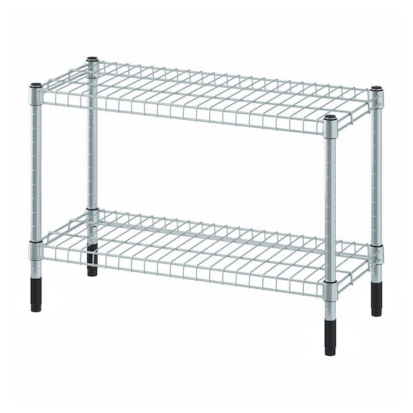 OMAR shelving unit, galvanised, 60x25x40 cm