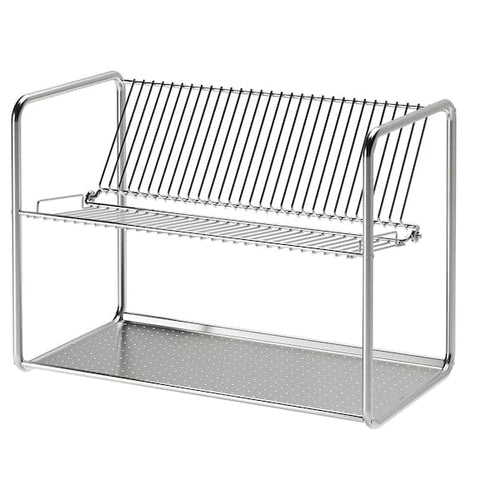 ORDNING - Dish drainer, stainless steel, 50x27x36 cm