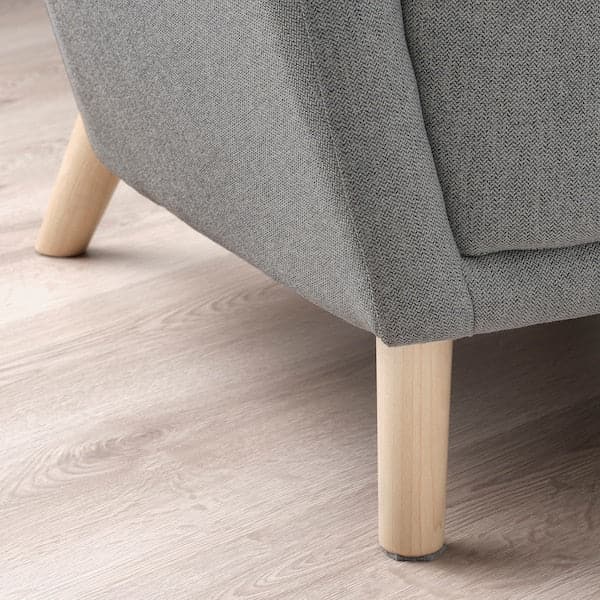 Ikea OSKARSHAMN - Armchair, Tibbleby beige/grey ,
