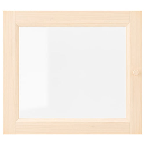 OXBERG - Glass door, birch effect,40x35 cm