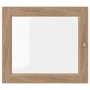 Ikea OXBERG - Glass door, oak effect, 40x35 cm