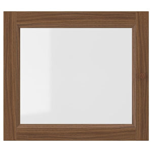 Ikea OXBERG - Glass door, brown walnut effect, 40x35 cm