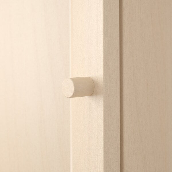 OXBERG - Door, birch effect,40x97 cm - best price from Maltashopper.com 00495949