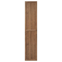 OXBERG door, brown walnut effect, 40x192 cm