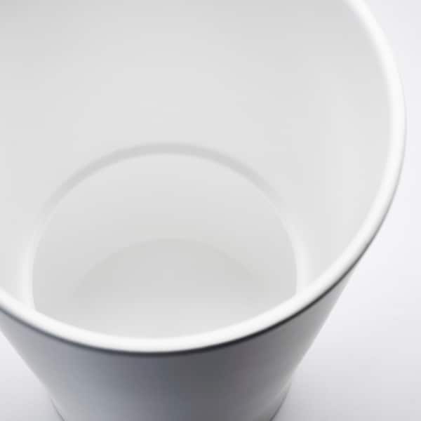 Ikea PAPAJA - Plant pot, white, 12x19 cm