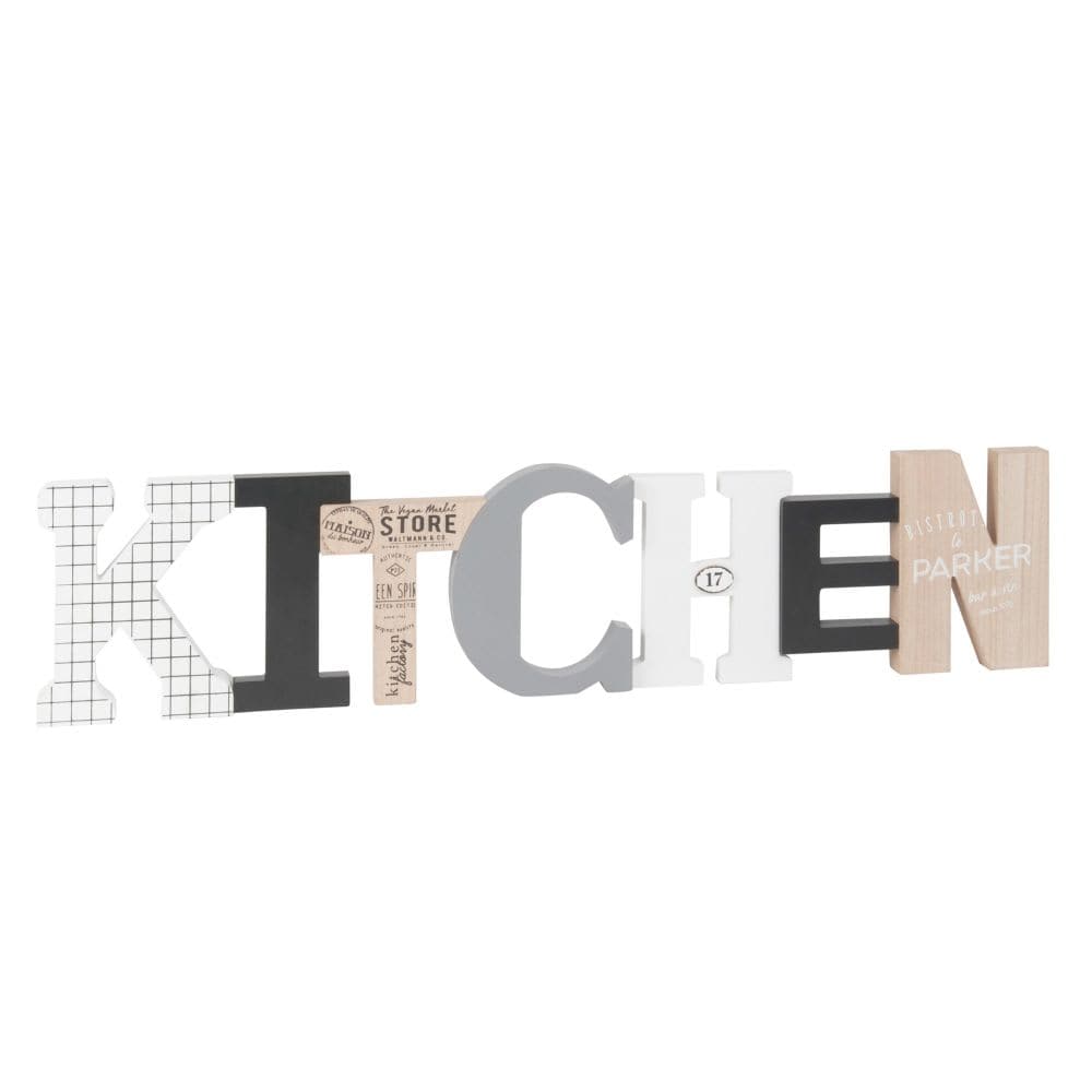 Maisons du Monde Maisons du Monde EMMA - 88x20 patterned wall deco word