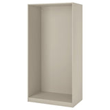PAX wardrobe frame, grey-beige, 100x58x201 cm