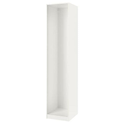 PAX - Wardrobe frame, white, 50x58x236 cm