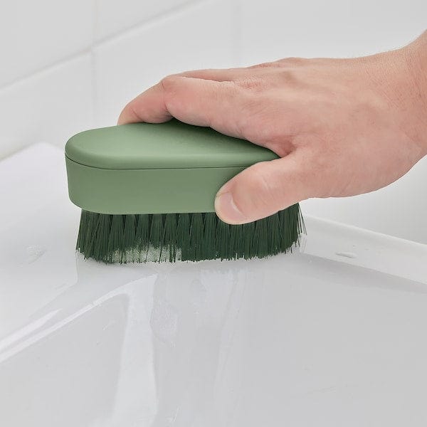 Ikea PEPPRIG - Scrubbing brush, set of 2, green