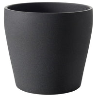 PERSILLADE plant pot, dark grey, 19 cm